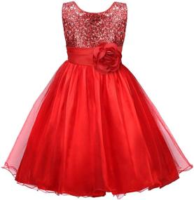 img 4 attached to 👰 Acecharming Little Wedding Dresses: Perfect for Girls aged 10-11!