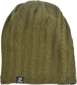 img 2 attached to VECRY Men's Slouch Beanie: Stylish Skull Cap for a Fashionable Hip-Hop Look in Any Season