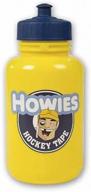 🏒 hockey tape sports water bottle: pop top or long straw, by howies - the ideal choice! logo