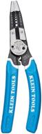 🔧 klein tools k12065cr wire stripper/cutter/crimper: all-in-one tool for cutting, stripping, crimping, and twisting wires (8-18 awg solid, 10-20 awg stranded) logo