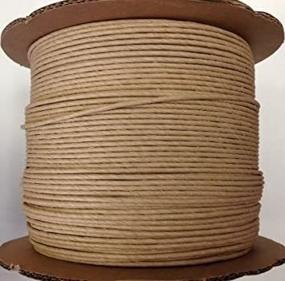 img 2 attached to 🧵 Premium Fiber Rush 6/32 Kraft Brown - Large 1100' Spool for Durable Crafting