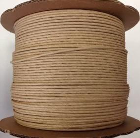 img 1 attached to 🧵 Premium Fiber Rush 6/32 Kraft Brown - Large 1100' Spool for Durable Crafting