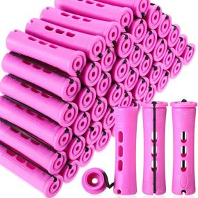 img 4 attached to Non Slip Rollers Plastic Curlers Hairdressing