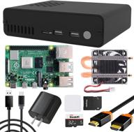 📦 гик-компьютер geeekpi raspberry pi 4 deskpi pro v2 набор "телевизионная приставка": поддержка ssd, полноразмерный hdmi, охлаждение ice tower, блок питания, hdmi-кабель, 32 гб sd-карта (8 гб) - улучшенная производительность и все необходимые аксессуары. логотип