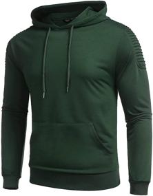 img 1 attached to 🏋️ COOFANDY Men's Active Athletic Workout Sweatshirt Pullover