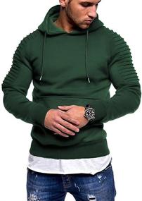 img 4 attached to 🏋️ COOFANDY Men's Active Athletic Workout Sweatshirt Pullover