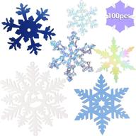 christmas snowflake snowflakes decoration iridescent logo