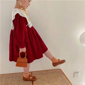 img 2 attached to 🎒 Thee Bron T Strap Toddler Little Girls' School Uniforms: Timeless Style and Comfort for School Days!