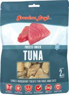 🐟 premium freeze dried tuna treats for dogs and cats - grandma lucy's 2oz single ingredient delights logo