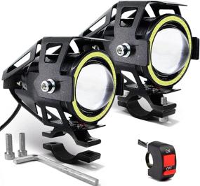 img 4 attached to Motorcycle Headlight Spotlight Daytime Running Lights & Lighting Accessories