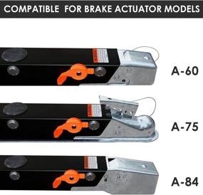 img 1 attached to 🔒 Noa Store Magnetic Lock Out Key for UFP Surge Brake Trailer - Heavy Duty Strap Included - Side Brake Lockout Bracket Compatible with A-60, A-75, A-84 (Pack of 1)
