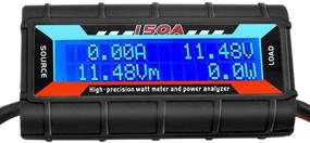 img 1 attached to ⚡️ High Precision 150A Watt Meter Power Analyzer for RC Battery Voltage, Current, Power, Charge, and Energy Measurement