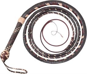 img 4 attached to Ardour Crafts Bull Whip: Custom 16-Plait Cow Hide Leather BULLWHIP, Dark Brown, 04 to 12 Feet