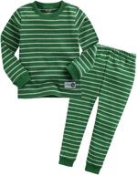 👶 vaenait baby 12m-12y kids boys girls unisex toddler colorful stripe/simple xmas holiday sleepwear pajama set logo