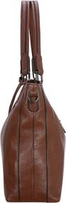 img 1 attached to Womens Genuine Leather Shoulder Handbags