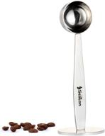 sealon 2-in-1 stainless steel coffee scoop with powder hammer - efficient coffee tools for measuring and tamping logo