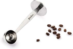 img 3 attached to SEALON 2-in-1 Stainless Steel Coffee Scoop with Powder Hammer - Efficient Coffee Tools for Measuring and Tamping