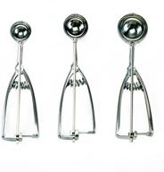 🍪 norpro stainless steel cookie scoops - convenient set of 3 for perfectly sized cookies! logo