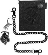 🖤 gothic wallet holder: premium men's accessories by abc story logo