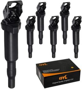 img 4 attached to 🔥 QYL Pack of 6 Ignition Coil Compatible with 0221504470, 12137594937, UF592 and More - High-Quality Performance Guaranteed!