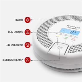 img 3 attached to 🚨 X-Sense CO03D Carbon Monoxide Alarm Detector: Battery-Operated CO Detector with LCD Display