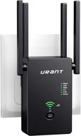 🔌 urant dual band ac1200 wifi extender signal booster - expands coverage to 2640sq.ft for up to 25 devices, compact wall plug design and wireless repeater logo