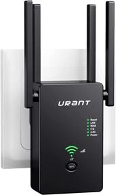 img 4 attached to 🔌 Urant Dual Band AC1200 WiFi Extender Signal Booster - Expands Coverage to 2640sq.ft for up to 25 Devices, Compact Wall Plug Design and Wireless Repeater