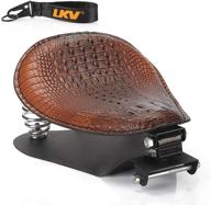 🏍️ lkv 12.2 ″ сидение для мотоцикла «solo driver seat bobber single cushion custom seats for harley 883 chopper» - комплект сиденья с креплением на пружине для замены основы старого сиденья логотип