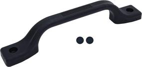 img 2 attached to Autmotive Authority Plastic Grab Handle-Entry Door Assist Bar: RV, Trailer, Camper, Motor Home, Cargo Trailer, Boat-OEM Replacement (Black)