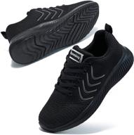 👟 ultimate women's athletic mesh sneakers: stylish, breathable, and non-slip tennis shoes with lightweight sole - lace up for comfortable, casual sport, gym, and running activities logo