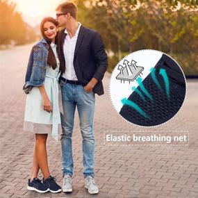 img 2 attached to 👟 Ultimate Women's Athletic Mesh Sneakers: Stylish, Breathable, and Non-Slip Tennis Shoes with Lightweight Sole - Lace Up for Comfortable, Casual Sport, Gym, and Running Activities