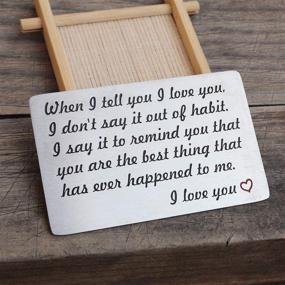 img 1 attached to 💑 Engraved Anniversary Valentine's Deployment Gift for Boyfriend