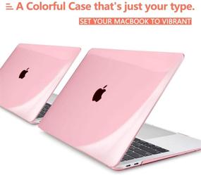 img 2 attached to TwoL Hard Shell Case Keyboard Cover And Screen Protector For 2016-2020 MacBook Pro 13 Inch A2338 M1 A2251 A2289 A2159 A1989 A1706 (Crystal Pink)