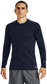 img 4 attached to 👕 Under Armour Men's ColdGear Fitted Crew Long Sleeve T-Shirt - Ultimate Cold-Weather Performance