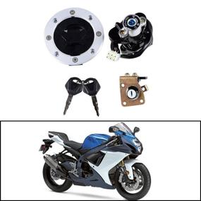 img 3 attached to 🔑 Замок зажигания Suzuki GSXR600 750 GSX750 600 1200 TL1000R TL1000S + Запор топливного бака + Замок сиденья + Ключи (Совместимые, Выбранные)