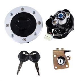 img 4 attached to 🔑 Замок зажигания Suzuki GSXR600 750 GSX750 600 1200 TL1000R TL1000S + Запор топливного бака + Замок сиденья + Ключи (Совместимые, Выбранные)