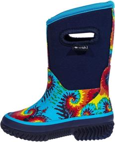 img 4 attached to OAKI Neoprene Rain Boots for Kids: Snow Boots, Muck Boots
