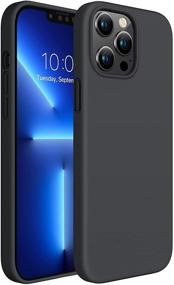 img 4 attached to 📱 Miracase iPhone 13 Pro Case 6.1 inch(2021): Ultra Soft Silicone Gel Full Body Cover - Shockproof & Protective (Black)