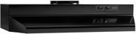 🔘 black 30-inch broan-nutone 423023 insert range hood with light and exhaust fan logo