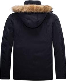 img 3 attached to ❄️ Yozai Men's Warm Winter Coats: Snowboard Jacket for Adventures in Snow and Ski, Waterproof and Mountain Ready!