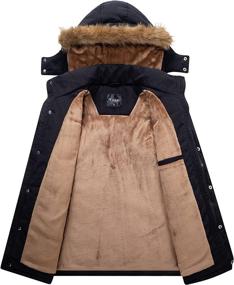 img 2 attached to ❄️ Yozai Men's Warm Winter Coats: Snowboard Jacket for Adventures in Snow and Ski, Waterproof and Mountain Ready!