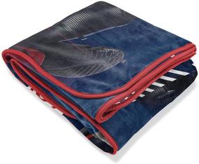 img 1 attached to Marvel Miles Morales Gamerverse Be Greater Blanket by Jay Franco - 62 🔥 x 90 inch, Kids Bedding - Fade Resistant Super Soft Fleece (Official Marvel Product)