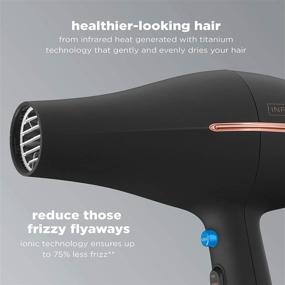 img 1 attached to 💇 InfinityPro от Conair 1875W Профессиональная фен-парикмахерская с керамической технологией, черный