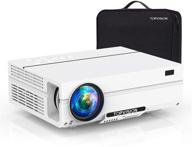 📽️ topvision native 1080p projector with case: enjoy 7200lux full hd video projection for outdoor movies; compatible with tv stick, hdmi, vga, usb, smartphone, pc, xbox logo