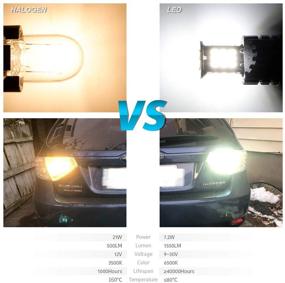 img 1 attached to 💡 Upgraded 2019, LUYED 2 X 1550 Lumens Super Bright 7440 T20 3030 24-EX Chipsets LED Bulbs for Backup Reverse Lights, Xenon White