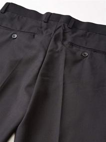 img 2 attached to 👖 Isaac Mizrahi Boys' Slim Fit Birdseye Textured Dress Pants