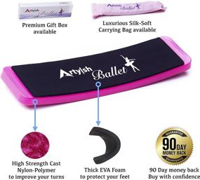 img 3 attached to 🩰 Artyish Turning Board for Dance &amp; Figure Skating - Ballet Spin Board, Pirouettes Training Tool for Dancers, Enhance Balance and Turns, Ideal for Practice and Performance, Perfect for Kids Birthday