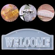 🌟 create stunning welcome sign decor with thanksky letters crystal resin molds logo