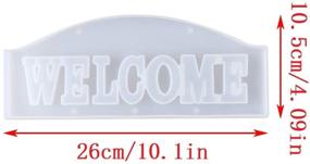 img 3 attached to 🌟 Create Stunning Welcome Sign Decor with Thanksky Letters Crystal Resin Molds