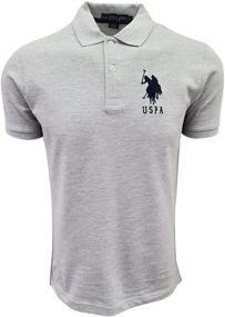 img 4 attached to 👕 Стильная и надежная мужская одежда от U S Polo Assn Solid Pique: непревзойденное качество и класс